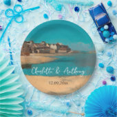 Assiettes En Carton Village Créatif de Mariage Impressionniste Ciel de (Fête)