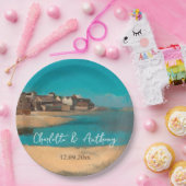 Assiettes En Carton Village créatif de mariage Impressionniste ciel me (Fête)