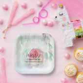 Assiettes En Carton Village de campagne Noël blanc (Fête)