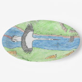 Assiettes En Carton Village Vibes (Angle)