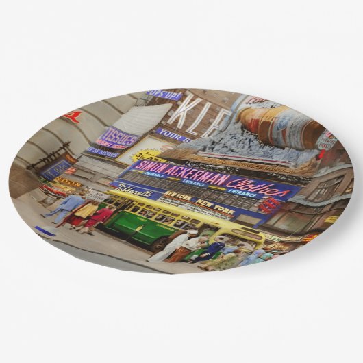 Assiettes En Carton Ville - Manhattan, New York - 43e et Broadway 1952 (Angle)