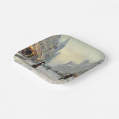 Assiettes En Carton Ville victorienne, rue de Noël (Angulaire)