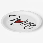 ASSIETTES EN CARTON VIN (Angle)