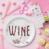 Assiettes En Carton Vin (Fête)