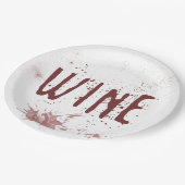 Assiettes En Carton Vin (Angle)