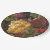 ASSIETTES EN CARTON VIN DE VIGNE DE CÉRÉBRE VINEYARD DÉGUSTATION PARTI (Angle)