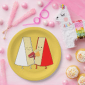 Assiettes En Carton Vin Et Fromage Invitation (Fête)