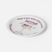 ASSIETTES EN CARTON VIN, PLUS DE VIN, BIEN PLUS DE VIN (Angle)