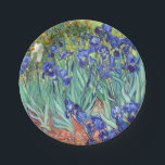 Assiettes En Carton Vincent van Gogh 1898 iris<br><div class="desc">www.MandasMacabre.com</div>