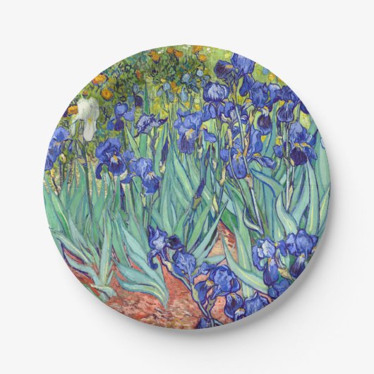Assiettes En Carton Vincent van Gogh 1898 iris (Devant)