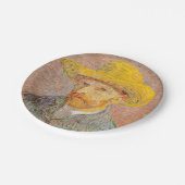 Assiettes En Carton Vincent Van Gogh Auto-portrait peinture impression (Angle)