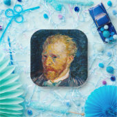 Assiettes En Carton Vincent Van Gogh - Autoportrait (Fête)