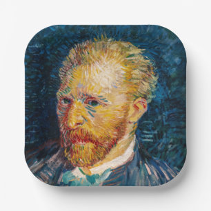 Assiettes En Carton Vincent Van Gogh - Autoportrait