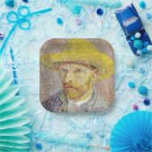 Assiettes En Carton Vincent van Gogh - Autoportrait avec Casquette de (Fête)