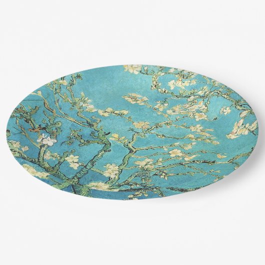 Assiettes En Carton Vincent van Gogh Blossomong Aramande (Angle)