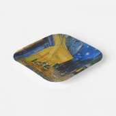 Assiettes En Carton Vincent van Gogh - Café Terrasse en soirée (Angulaire)