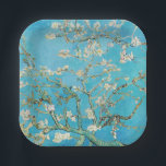 Assiettes En Carton Vincent van Gogh - Fleur d'amandes<br><div class="desc">Almond Blossom / Branches with Almond Blossom - Vincent van Gogh,  Oil on Canvas,  1890</div>