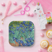 Assiettes En Carton Vincent Van Gogh - Irises (Fête)