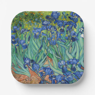 Assiettes En Carton Vincent Van Gogh - Irises