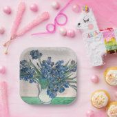 Assiettes En Carton Vincent van Gogh - Irises (Fête)