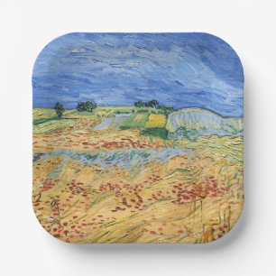 Assiettes En Carton Vincent van Gogh - Les Champs / Champs de blé