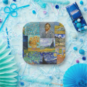 Assiettes En Carton Vincent Van Gogh - Masterpieces Patchwork (Fête)