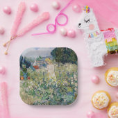 Assiettes En Carton Vincent van Gogh - Miss Gachet dans son jardin (Fête)