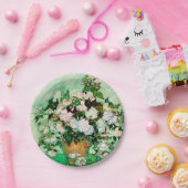 Assiettes En Carton Vincent Van Gogh Roses (1890) (Fête)