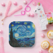 Assiettes En Carton Vincent van Gogh, Starry Night (Fête)