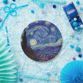 Assiettes En Carton VINCENT VAN GOGH - Starry night 1889 (Fête)