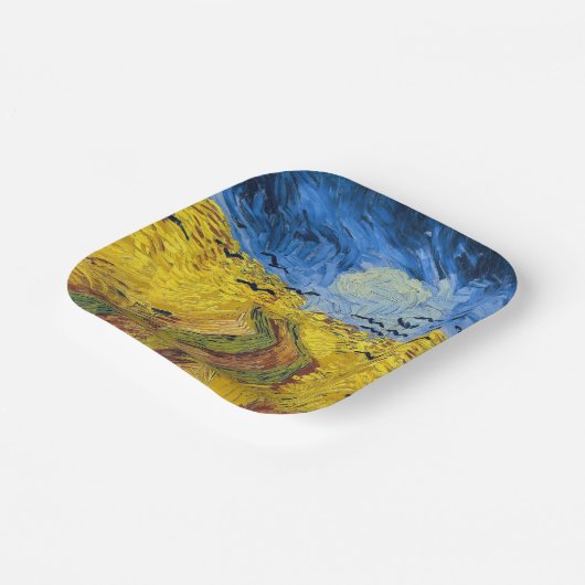 Assiettes En Carton Vincent van Gogh - Wheatfield with Crows (Angulaire)