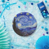 Assiettes En Carton Vincent Willem van Gogh , “ Starry Night ” (Fête)