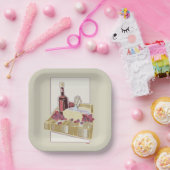 Assiettes En Carton Vins et fromages Charcuterie Plaques en papier blo (Fête)