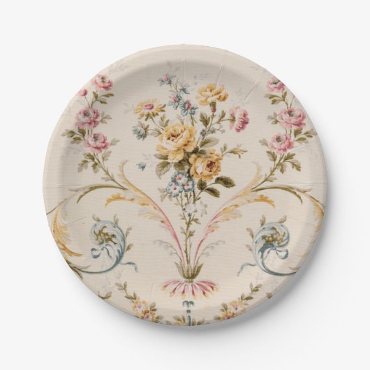 Assiettes En Carton Vintage (Devant)