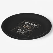 Assiettes En Carton Vintage 1953 Limited Edition Personnalisé (Angle)