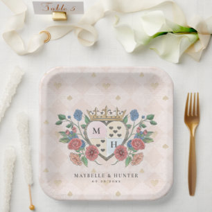 Assiettes En Carton Vintage Alice au pays des merveilles