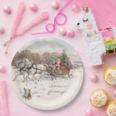 Assiettes En Carton Vintage Beatrix Potter Noël Bonjour (Fête)