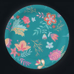 Assiettes En Carton Vintage Boho Chic Floral Plaque de papier d'annive<br><div class="desc">Célébrez cette journée spéciale avec ces charmantes Plaques Florales Bleues. Avec de délicieuses fleurs dans une palette audacieuse et vibrante,  avec une touche de boho chic,  ces assiettes sont parfaites pour ajouter du charme à votre décor de fête.</div>