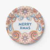 Assiettes En Carton Vintage Christmas (Devant)