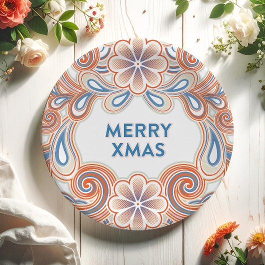 Assiettes En Carton Vintage Christmas