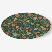 Assiettes En Carton Vintage Christmas Pattern - Paper Plates (Angle)