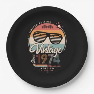 Assiettes En Carton Vintage depuis 1974