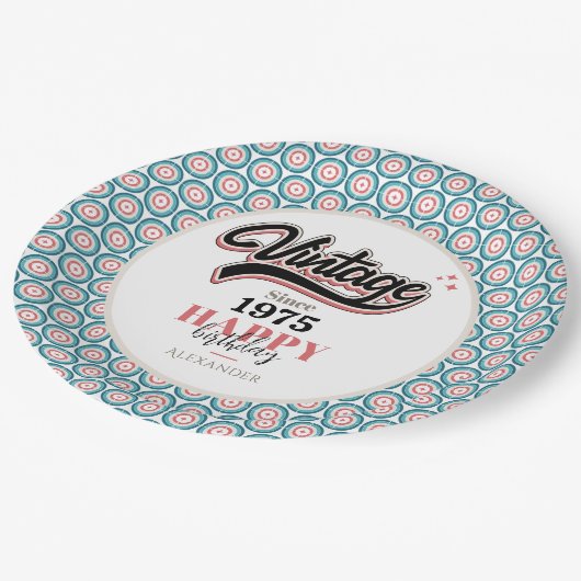 Assiettes En Carton Vintage depuis - 1975 (Angle)