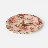 Assiettes En Carton Vintage mignonne bébé éléphant Motif (Angle)