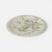 Assiettes En Carton Vintage Noël cloches neutres (Angle)