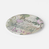 Assiettes En Carton Vintage Peace Home Belle Amour (Angle)