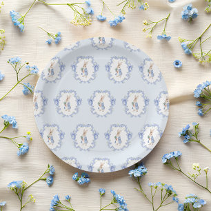 Assiettes En Carton Vintage Peter Rabbit Baby shower garçon