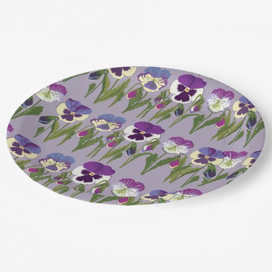 Assiettes En Carton Viola (Angle)