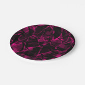 Assiettes En Carton violet Abstrait (Angle)