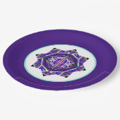 Assiettes En Carton Violet W3 (Angle)